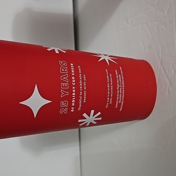Starbucks  Plastic Reuseable Cups Lot of 3 Christmas Holiday  16oz Pre-owned - Picture 2 of 7